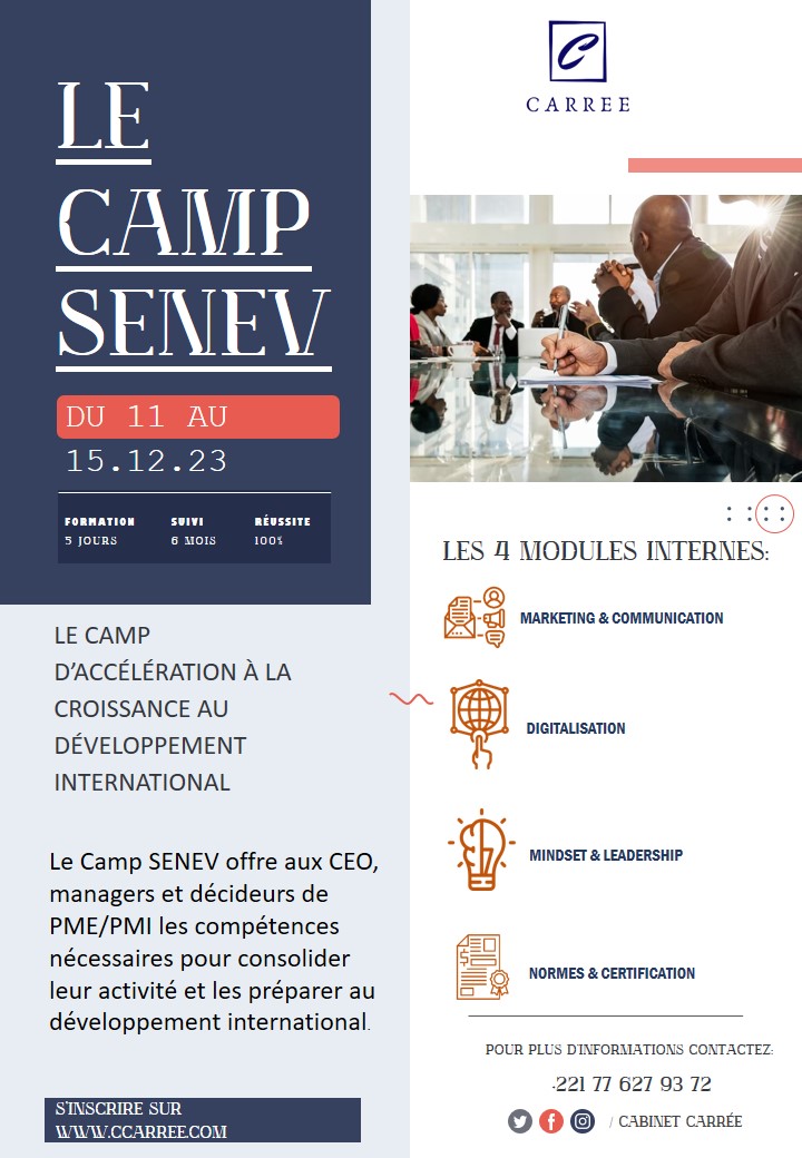 Programme Camp SENEV 2023